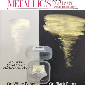 Laurel ( Pearl/Gold ) Metallic Interference WaterColour